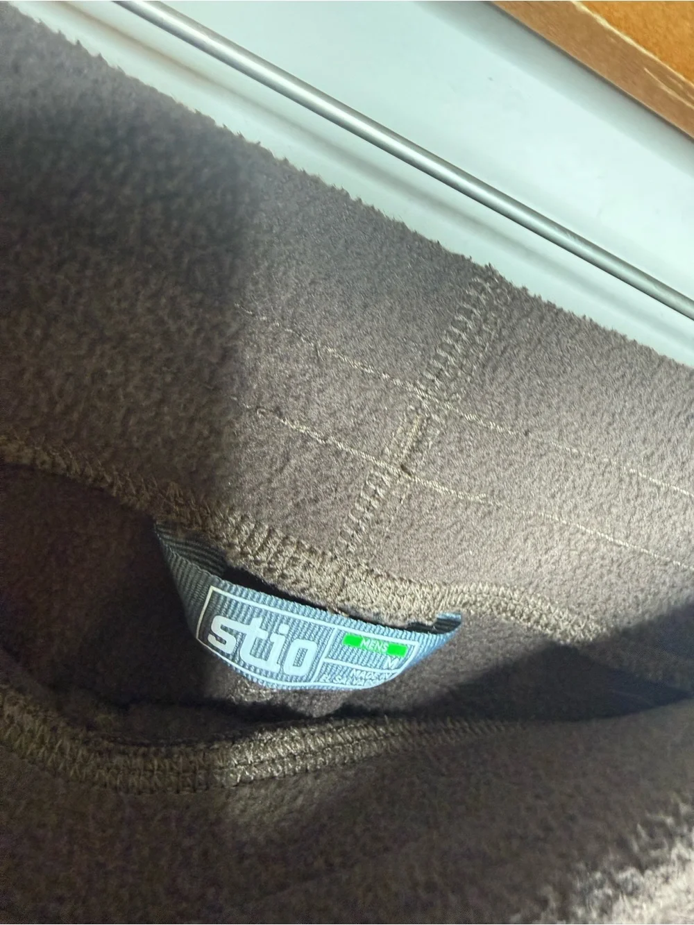 Stio Outdoors Men’s Turpin Fleece Jogger Brown Drawstring Pull On size Medium